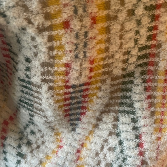 Anthropologie Cream Multicolor Cowl Neck Sweater - Picture 4 of 7